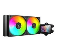 Mars Gaming MLVISION240 système de refroidissement d’ordinateur Processeur Refroidisseur de liquide tout-en-un 12 cm Noir