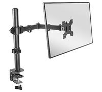 Mars Gaming MARM1 Noir, Support de Moniteur à Bras pour Ecrans jusqu'à 32", Articulé et Réglable en Hauteur, Cadre Robuste, Compatible VESA75 et VESA100