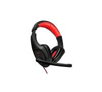 Mars Gaming MARSGAMING MH1, Casque PC rembourré, Micro Pliable, Anti-Bruit, Noir