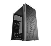 Mars Gaming MC-1000, Boîtier Compact MicroATX, Design Frontal Metal-Mesh, Fenêtre Latérale Intégrale, 1x Ventilateur FDB 80mm Ultra-Silencieux, Noir