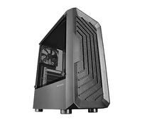 Mars Gaming MC-2000, Boîtier Moyen-Tour ATX, Fenêtre Latérale Intégrale, Design Mesh Frontal, 1x Ventilateur FDB 120mm Ultra-Silencieux, Design à Double Chambre, Noir