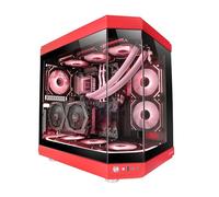 Boitier Moyen Tour ATX Mars Gaming MC-3T RGB avec panneaux vitrés (Rouge)