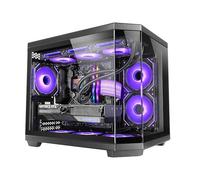 Boitier Mini Tour Micro ATX Mars Gaming MC-3TCorem avec panneaux vitrés (Noir)