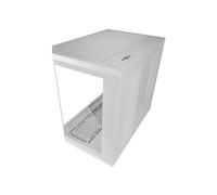 Mars Gaming MC-3TCOREW - Boîtier PC Midi Tower Blanc, Verre Trempé Triple Face, ATX/Micro-ATX/Mini-ITX, USB 3.2 Gen 1/Gen 2 Type-C, Refroidissement Liquide Supporté