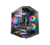 Mars Gaming Mc-3tlite Caja Gaming Microatx Triple Cristal Templado Ventilador Frgb 120mm Negro