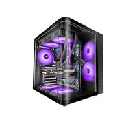 Boitier Moyen Tour ATX Mars Gaming MC-Curv avec panneaux vitrés (Noir)