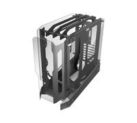Mars Gaming MC-EDGE : Boîtier PC Midi Tower Open Air Noir, ATX/MicroATX/Mini-ITX, Verre Trempé, USB 3.2 Gen1/Gen2 Type-C, Ventilation 7x120mm, GPU 390mm