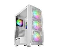 Boitier Moyen Tour E-ATX Mars Gaming MC-KX RGB avec panneau vitré (Blanc)