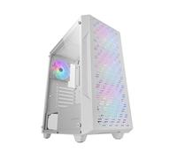 Boîtier Gaming ATX - Mars Gaming - MC-GEO - 4 Ventilateurs FRGB 120mm - Panneau Mesh - Verre Trempé Blanc