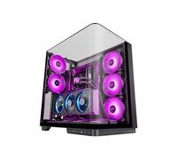 Mars Gaming - Boîtier Gaming ATX MC-INFINIO - Verre trempé courbé, 2x ARGB 120mm, USB-C Noir