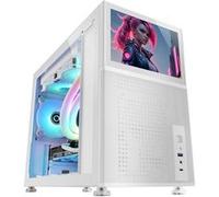 Boîtier PC Micro-ATX - Mars Gaming - MC-LCD - Écran LCD IPS 8"" - Design Mesh - Refroidissement liquide