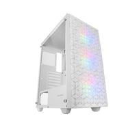 Mars Gaming MC-MAG, Boîtier Gaming ATX, Panneau Latéral Verre Trempé, Double Grille Magnétique Anti-poussière Frontale + Supérieure, 3 Ventilateurs FRGB 120 mm, Refroidissement Liquide 360mm, Blanc