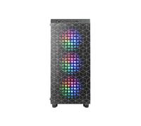 Mars Gaming MC-MAG Boîtier PC Midi Tower ATX Noir, Vitre Trempée, 3x 120mm RGB, USB 3.2 Gen 1, Refroidissement Liquide 360mm, 2x 3.5", 4x 2.5"