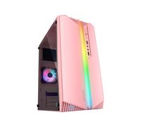Mars Gaming MC-S1 Mini Tower Rose Micro-ATX/Mini-ITX, 1x80mm FRGB, USB 3.2 Gen 1, Vitre latérale, Ventirad 145mm, GPU 232mm, 1x3.5", 2x2.5"