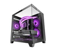 MARS GAMING Boitier Mini Tour Micro ATX MC-3CM avec panneaux vitrés (Noir)