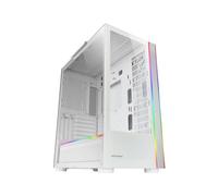Mars Gaming MC-ULT Tower Blanc - Boîtier PC Moyen Tour, E-ATX, Double Chambre, Verre Trempé, USB 3.0, Refroidissement Liquide 360mm, GPU 390mm, Filtres à Poussière