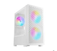 Mars Gaming Boîtier mini tour Micro-ATX MC-Vortex RGB panneau vitré (Blanc)