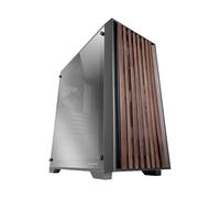 Boitier Moyen Tour ATX Mars Gaming MC-Wood RGB avec panneau vitré (Noir/Chrome)