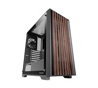 Mars Gaming - Boîtier PC ATX MC-Wood - Panneau frontal bois, verre trempé, FDB 120mm, 360mm, Noir