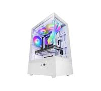 Mars Gaming Mc-xo Semitorre Atx Doble Cristal Templado Ventilador Frgb 120mm Doble Cámara Blanco