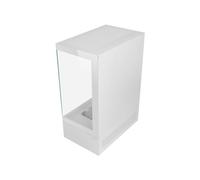 Mars Gaming MC-XOW : Boîtier PC Midi Tower Blanc, ATX/micro ATX/Mini-ITX, 1x120mm AR, USB 3.2 Gen 1, Baies 3.5"/2.5", Éclairage RGB, Fenêtre en verre trempé