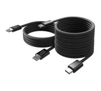 Mars Gaming MCA-100X2 Pack 2 Câbles USB-C Magnétiques 100W PD 3.0 Noir