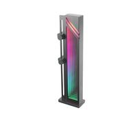 Mars Gaming MCA-GCB, Support de Carte Graphique, ARGB Infinity Mirror Illumination, ARGB Sync GPU Holder, Base Magnétique Antidérapante, Compatibilité Universelle, Noir
