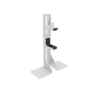 Mars Gaming MCA-GCBPROW Support Carte Graphique Acier Blanc, Maintien GPU Vertical/Horizontal, Base Magnétique, Dimensions 100x40x144mm, PCIe Protection