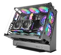 Mars Gaming MCB, Boîtier PC Gaming ATX XL, Custom Premium Edition, Structure Modulaire Double Chambre, Noir