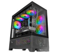 Mars Gaming Boîtier gaming MC-LCDX Écran IPS 9,16" Verre trempé Refroidissement liquide 360 mm