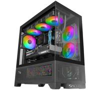 Mars Gaming Boîtier gaming MC-LCDX Écran IPS 9,16" Verre trempé Refroidissement liquide 360 mm