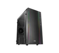 Mars Gaming MCM Boîtier PC Mini Tower Noir, Micro-ATX/Mini-ITX, 2x3.5", 2x2.5", USB 3.2 Gen 1, Fenêtre Latérale, RGB, Ventilateur 80mm Arrière