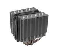 Mars Gaming MCPU-2T Processeur Refroidisseur d'air 12 cm Aluminium, Noir 1 pièce(s)