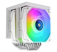 Mars Gaming Ventilateur pour processeur MCPU-LCDPro - Écran LCD XL Infinity Mirror ARGB - Blanc