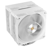 Mars Gaming MCPU-X26PRO, Dissipateur CPU Dual Tower 350W TDP, 2x Ventilateurs 120mm, Roulements FDB et Noyau en Cuivre, 6 Heatpipes HCT, Câble Réducteur de Bruit, Intel LGA et AMD, Blanc