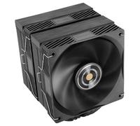 Mars Gaming MCPU-X26PRO, Dissipateur CPU Dual Tower 350W TDP, 2x Ventilateurs 120mm, Roulements FDB et Noyau en Cuivre, 6 Heatpipes HCT, Câble Réducteur de Bruit, Intel LGA et AMD, Noir