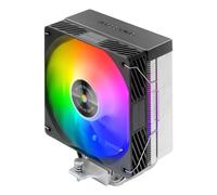 Mars Gaming MCPU-X4ARGB, Ventirad CPU 220W TDP, 4x Heatpipes HCT Nouvelle Génération, Ventilateur PWM SI Extreme-Silent ARGB 120mm, Noyau en Cuivre Hyper-Équilibré, Compatibilité Intel et AMD, Noir