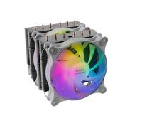 Mars Gaming MCPU-XT White, CPU Heatsink, Dual Tower Cooling, 6 HCT Heatpipes, TD