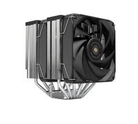 Mars Gaming MCPU-XU6, Dissipateur CPU Double Tour 350W TDP, 2x Ventilateurs FDB Cuivre Hyper-équilibré, 6 Heatpipes HCT ULTRA, Noir