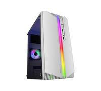 Mars Gaming MCS1W Mini Tower Blanc Micro-ATX/Mini-ITX, 1x3.5", 2x2.5", Ventilation ARGB, 1x80mm FRGB, USB 3.2 Gen 1, fenêtre latérale, 232mm VGA