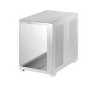 Mars Gaming MCV4W Tower Blanc : Boîtier PC Moyen Tour, E-ATX, Verre Trempé, 2x3.5", 3x2.5", USB 3.2 Gen 1, Refroidissement Liquide, 440x289x400mm