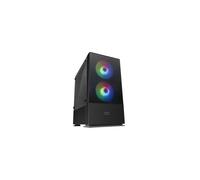 Mars Gaming MCZ Boîtier PC Mini Tower Noir, MicroATX/Mini-ITX, 1x 3.5", 3x 2.5", 2x 120mm FRGB, USB 3.2 Gen 1, Ventilation optimisée, sans alimentation