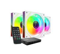 Mars Gaming Kit de ventilateurs MF-3DPROKIT 3×120mm PWM ARGB Infinity Mirror Blanc