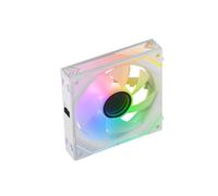 Mars Gaming MF-LINKFINITY Blanc, Ventilateur Modulaire PWM 120mm, Système de Connexion LINKFINITY, Ã‰clairage Infinity Mirror ARGB 360°, Ultra-silencieux 12dB