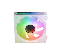 Mars Gaming MF-LINKFINITY Blanc, Ventilateur Modulaire PWM 120mm, Système de Connexion LINKFINITY, Éclairage Infinity Mirror ARGB 360°, Ultra-Silencieux 12dB