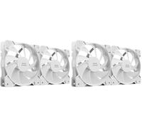 Mars Gaming MF-PROX2 Blanc, Kit 2 Ventilateurs 120mm, Système Anti-Vibration, Ultra-Silencieux, Double Connexion 3PIN + 4PIN (Lot de 2)