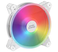 Mars Gaming MFD RGB Ventilateur Boitier, 12cm Taille, Transparent
