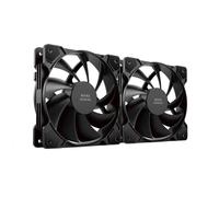 Mars Gaming MFPROX2 système de refroidissement d'ordinateur Boitier PC Ventilateur 12 cm Noir 2 pièce(s)
