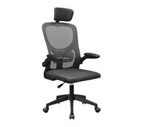Mars Gaming MGC-ERGOPLUS, Chaise Ergonomique Professionnelle, Support Lombaire Dynamique, Maille Respirante, Hauteur Réglable Entre 115 et 125 cm, Accoudoirs Repliables, Appuie-tête Ajustable, Noir