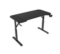 Mars Gaming - Bureau gaming MGD-ERGO120 - Hauteur réglable 3 positions, 120x60 cm, noir
